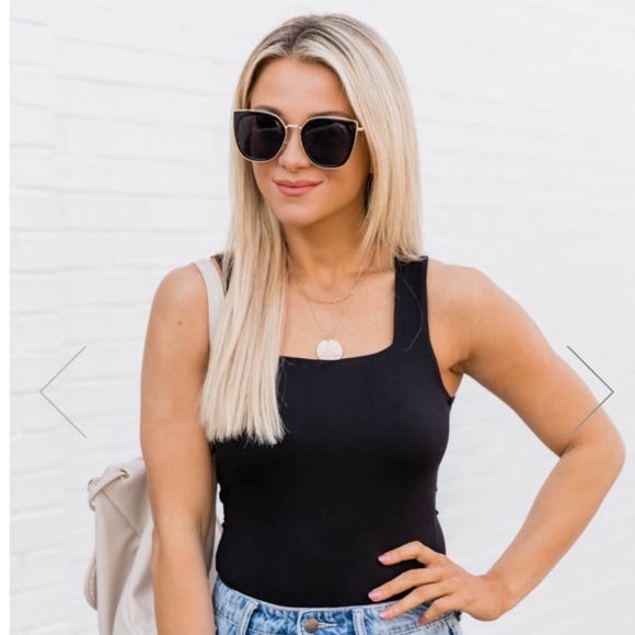 Pink Lily- Everlasting Hope Black Bodysuit - Picture 2 of 14